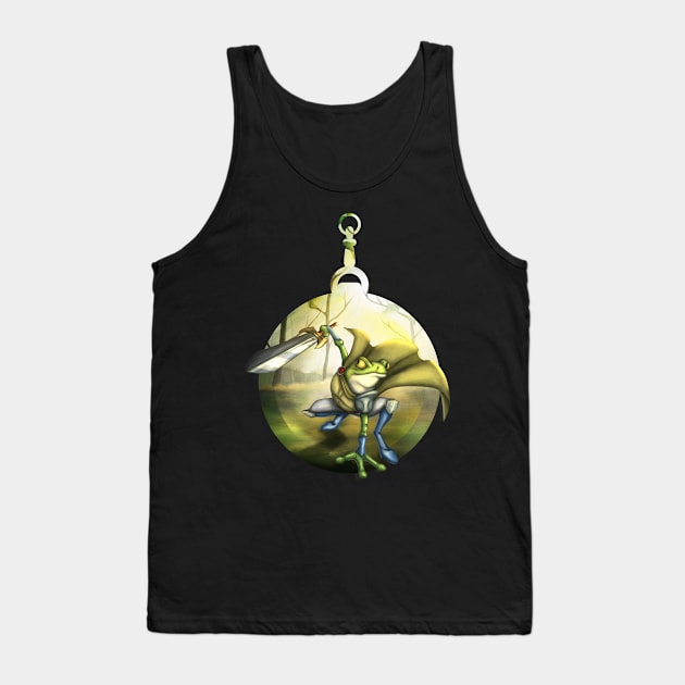 Frog Knight lost in time Tank Top by Marcus Gilroy